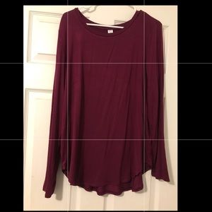 Maroon /purple Old Navy long sleeve